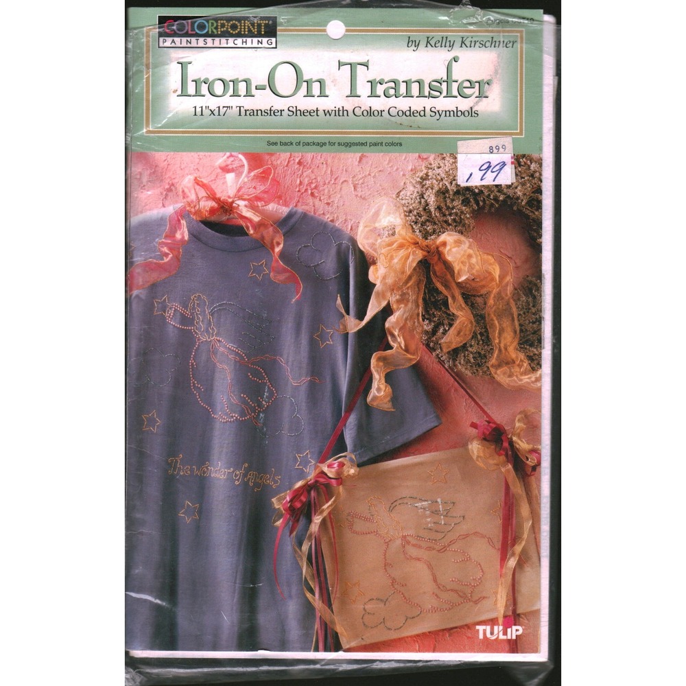 Tulip ColorPoint Paintstitching Iron On Transfer‎ Kelly Kirschner Angels Vintage